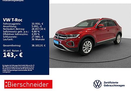 VW T-Roc Volkswagen 1.5 TSI DSG Style AHK PANO STAND CAM