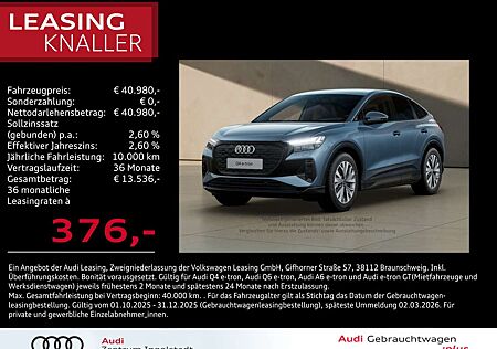 Audi Q4 e-tron gebraucht kaufen Audi Q4 e-tron Q4 Sportback e-tron 35 MATRIX NAVI PRO AHK 19"