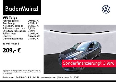 VW Taigo Volkswagen 1.0 TSI Style AHK Navi SHZ Kamera Virtual