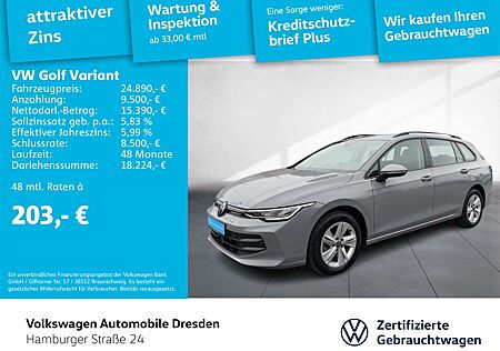 VW Golf Variant Volkswagen Golf VIII Variant Life 1.5 eTSI LED AREAVIEW APP