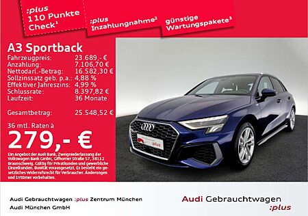 Audi A3 30 TDI S line Ext. AHK/Virtual+/Nav
