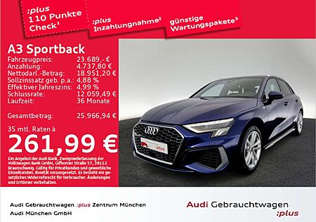 Audi A3 30 TDI S line Ext. AHK/Virtual+/Nav