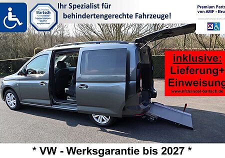 VW Caddy Volkswagen Maxi 1,5 TSI DSG*rollstuhlgerecht*Wenderampe*AMF*
