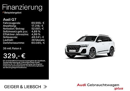 Audi Q7 55 TFSIe quattro S-LINE*NAVI*MATRIX*OPTIK-PAK