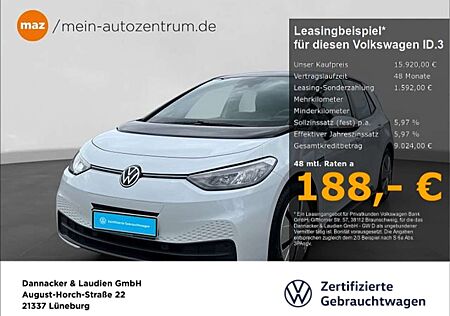 VW ID.3 Volkswagen Pure Performance 110 kW Alu LED Navi App-Co