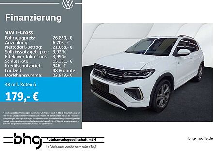 VW T-Cross Volkswagen 1.5 TSI R-Line DSG AHK IQ.LIGHT KAMERA
