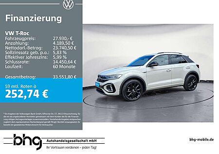 VW T-Roc Volkswagen 1.5 TSI OPF DSG R-Line Navi Kamera
