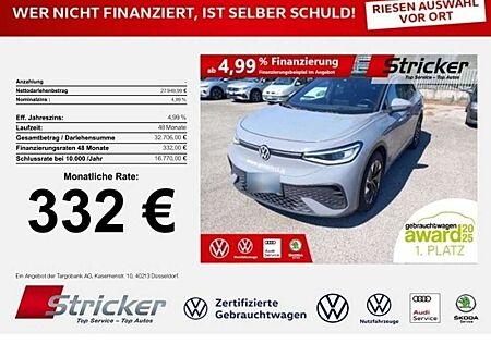 VW ID.5 Volkswagen Pro Performance 150/77 332,-ohne Anzahlung Pano W