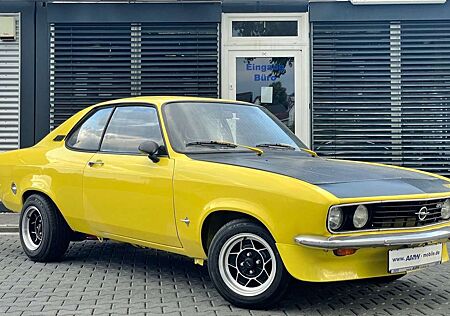 Opel Manta A GTE Gelb Leder H-Zulassung TÜV 08.2026 !