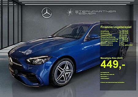 Mercedes-Benz C 220 d AMG+MBUX+DISTRONIC+AMBIENTE+KAMERA+AHK
