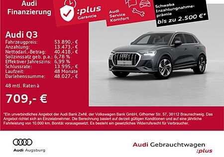 Audi Q3 40 TDI qu. *2x S line*PANO*AHK*8-fach*