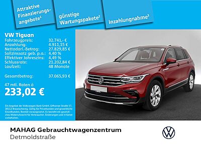 Volkswagen Tiguan Elegance 2.0 TDI AHK Leder Pano IQ.Light