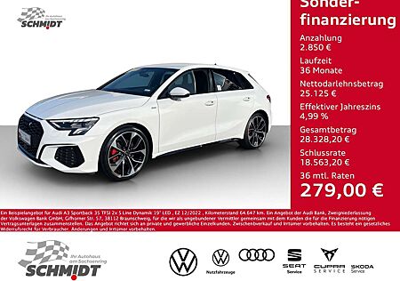 Audi A3 Sportback 35 TFSI 2x S Line Dynamik 19" LED