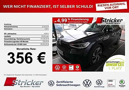 VW ID.4 Volkswagen 1st Max 150/77 356,-ohne Anzahlung Pano AHK HUD