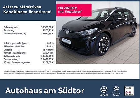 VW ID.3 Volkswagen Pro 150 kW | LED RFK ACC CCS Navi