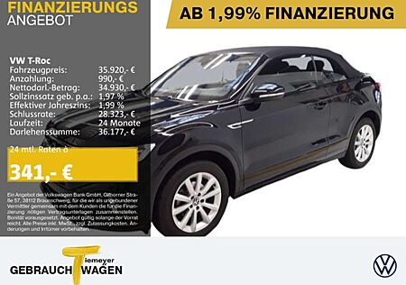 VW T-Roc Volkswagen Cabrio 1.5 TSI DSG R-LINE BLACK LM18 ST.HE