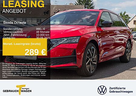 Skoda Octavia Combi 1.5 TSI DSG SPORTLINE PANO LM18 NA