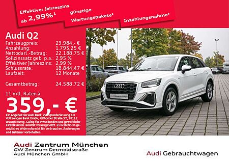 Audi Q2 30 TFSI 2x S line NaviVorb/SitzHzg/PDC