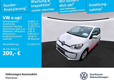 VW e-up! Volkswagen e-up! move up! Kamera SHZ PDC