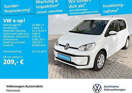 VW e-up! Volkswagen e-up! move up! Kamera SHZ PDC