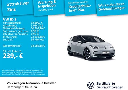 VW ID.3 Volkswagen Pro