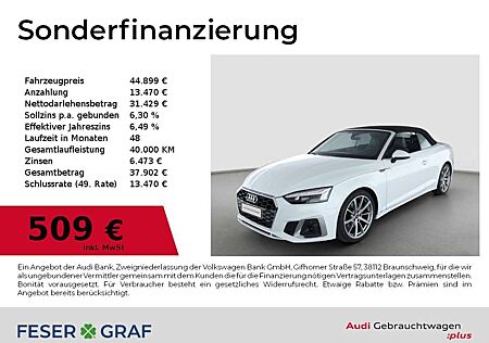 Audi A5 Cabriolet 35 TDI S line Int/Matrix/S-Sitze-Leder/A