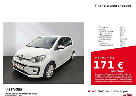 VW Up Volkswagen ! 1.0 MPI United Bluetooth Fahrerassistenzpa.