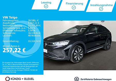 VW Taigo Volkswagen Move 1,5 l TSI DSG AHK Kamera Assistenz Na