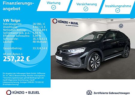 VW Taigo Volkswagen Move 1,5 l TSI DSG AHK Kamera Assistenz Na