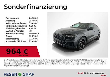 Audi Q8 50 TDI 2x S Line Standhzg,HUD,Allradl,AHK,B&O,Matr