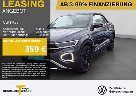 VW T-Roc Volkswagen Cabrio 1.5 TSI DSG BLACK STYLE LM18 ST.HEI