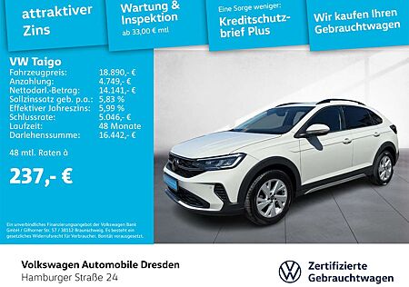 VW Taigo Volkswagen Life 1.0 TSI LED APP NAVI PDC TRAVEL