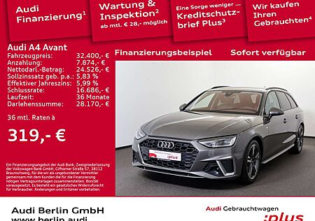 Audi A4 S line 35 TFSI S tr. PDC
