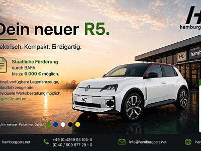 Renault R 5 Techno 52 +Winter&AssistP. bis 6000€ Prämie