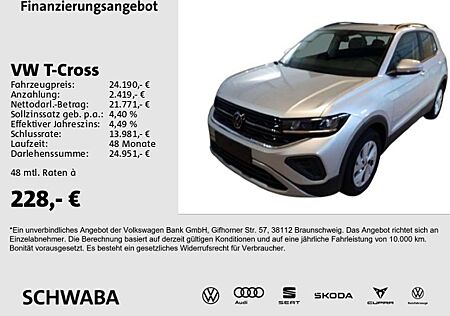 VW T-Cross Volkswagen Life 1.0TSI DSG LED*VIRTUAL*ACC*LANE*16"