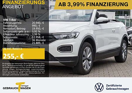 VW T-Roc Volkswagen Cabrio 1.0 TSI STYLE ACC LED SITZHZ