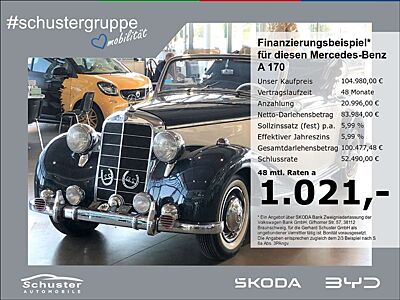 Mercedes-Benz A 170 S Cabriolet A* Leder Becker-Radio
