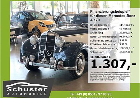 Mercedes-Benz A 170 S Cabriolet A* Leder Becker-Radio