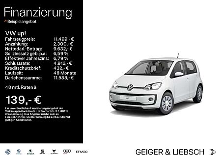 VW Up Volkswagen ! 1.0 move !*NAVI*KLIMA*SHZ