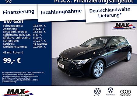 VW Golf Volkswagen VIII 1.0 TSI LIFE LED+NAVI+DCP+APP+SITZHZG+