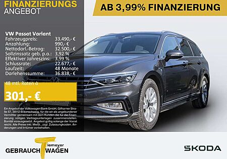 VW Passat Variant Volkswagen 2.0 TSI DSG R-LINE LM19 ST.HEIZ N