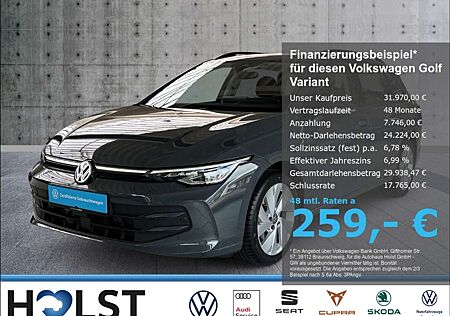 VW Golf Variant Volkswagen VIII 2.0TDI Life AHK Kamera LED Plus