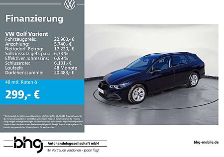VW Golf Variant Volkswagen 1.5 eTSI OPF DSG Life
