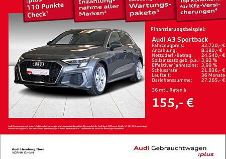 Audi A3 30 TFSI 2x S line S tronic Matrix