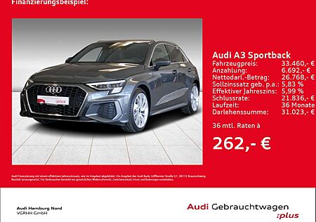 Audi A3 30 TFSI 2x S line S tronic Matrix