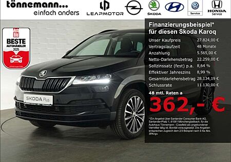 Skoda Karoq STYLE DSG+ANHÄNGERKUPPLUNG+LED LICHT+NAVI+RÜCKFAHR