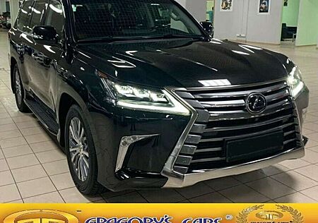 Lexus LX 570 Luxury 8S EU Vers EU Reg Schwarz/Rotbraun