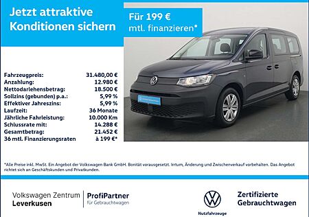 VW Caddy Volkswagen Maxi TSI 7-SITZER AHK NAVI APP CONNECT