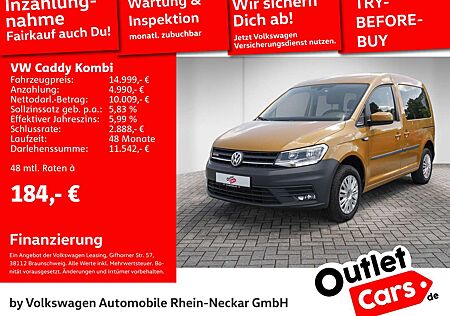 VW Caddy Volkswagen 1.4 TSI CNG PDC Sitzheizung 5-Sitze