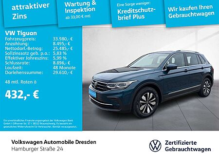 VW Tiguan Volkswagen MOVE 2.0 TDI DSG IQ. TRAVEL NAVI APP PDC